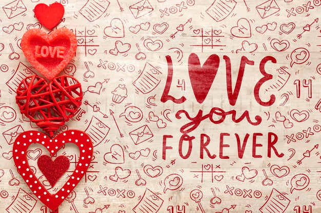 Free Beautiful Valentine'S Day Concept Psd