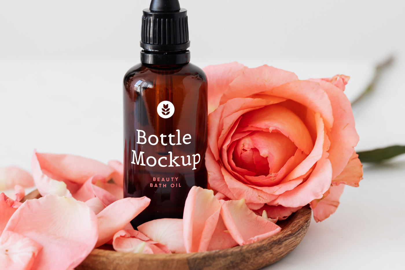 Free Beauty Bottle Mockup