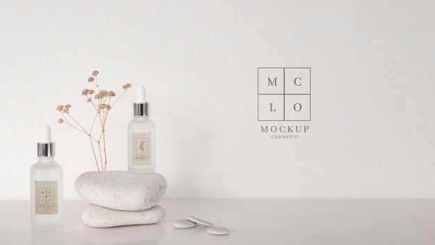 Free Beauty Care Cosmetic Product Mock Up Psd