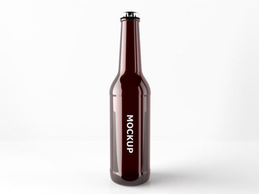 Free Beer Bottle Mock Up Design Psd