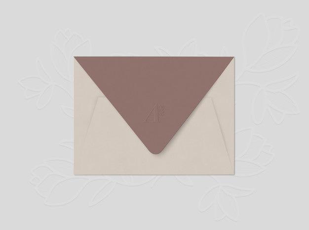 Free Beige Envelope Psd