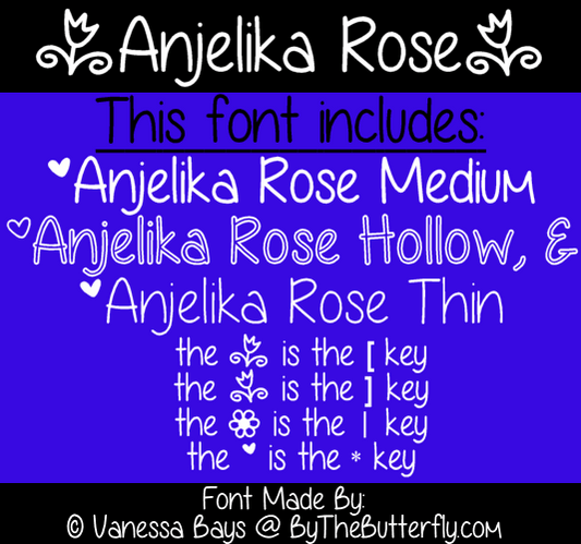 Free Anjelika Rose Font