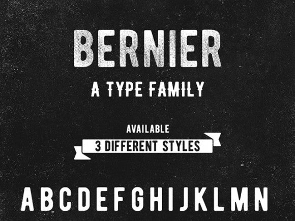 Free Bernier font
