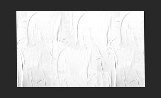 Free Big White Panel In Black Surface Mockup Psd