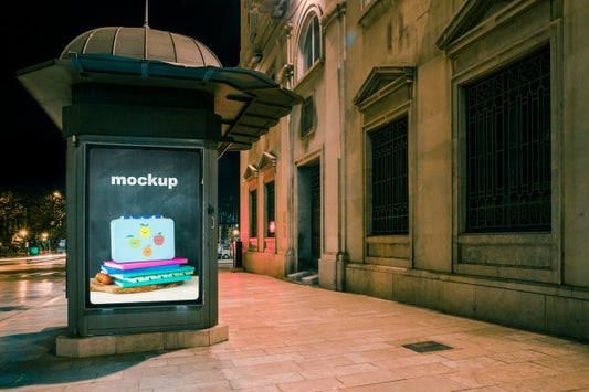 Free Billboard Mockup In Front Of Old Building Psd
