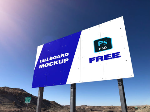 Free Billboard Mockup Psd Template