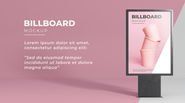 Free Billboard Studio Mock Up Psd