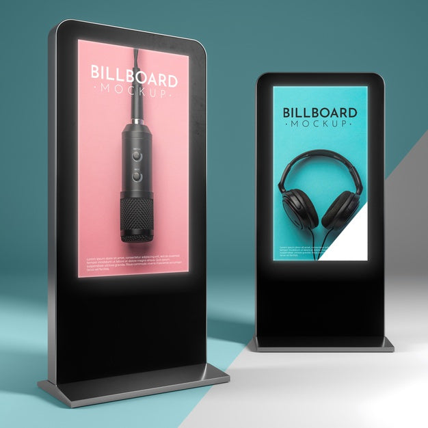 Free Billboard Studio Mock Up Psd