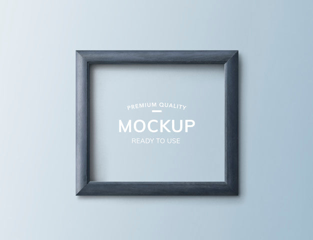 Free Black Frame On A Wall Psd