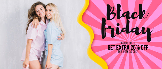 Free Black Friday Banner Mockup With Image Psd