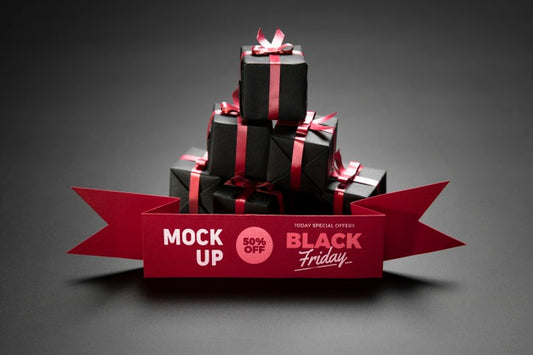 Free Black Friday Concept With Mock-Up Psd