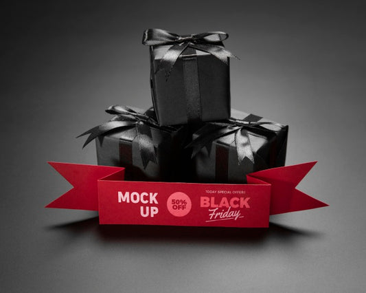 Free Black Friday Concept With Mock-Up Psd