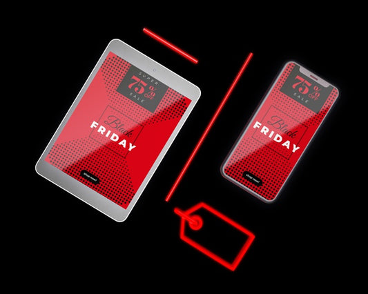 Free Black Friday Sale With Devices Available Psd