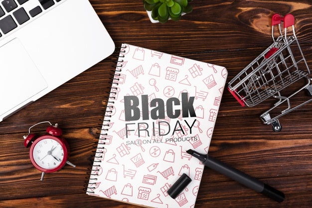 Free Black Friday Sales Mock-Up Design Psd
