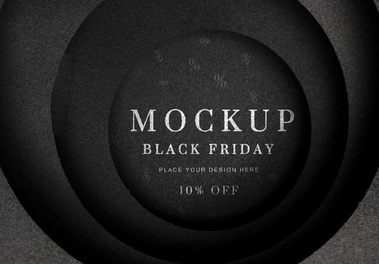 Free Black Friday Sales Mock-Up Psd