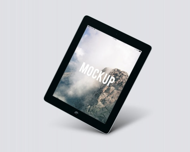 Free Black Tablet Mock Up Psd