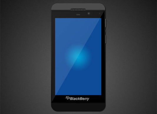 Free Blackberry Z10 Psd Mockup #2