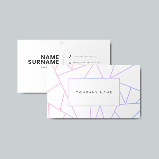 Free Blank Business Card Design Mockup Psd