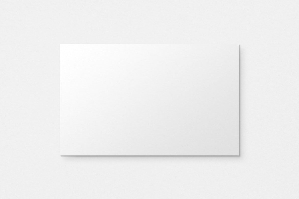Free Blank Business Card Mockup Psd In White Tone
