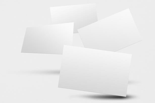 Free Blank Business Cards Mockup Psd