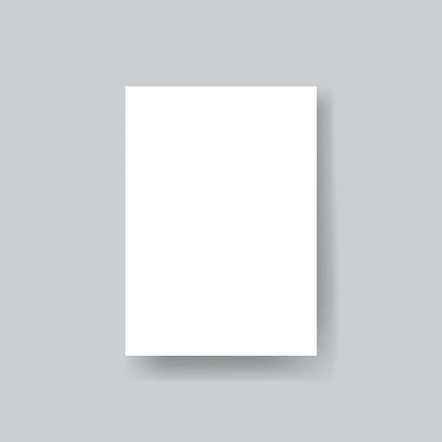 Free Blank Paper Brochure Template Mockup Vector Psd