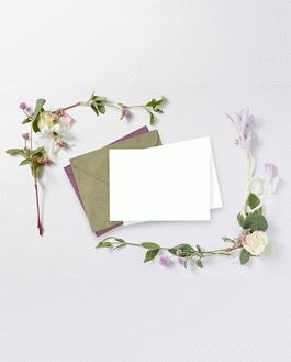 Free Blossom Greeting Card Mockup