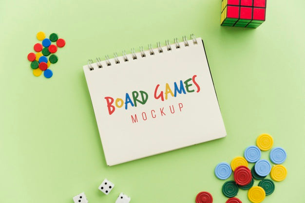 Free Board Games Concept Mock-Up Psd