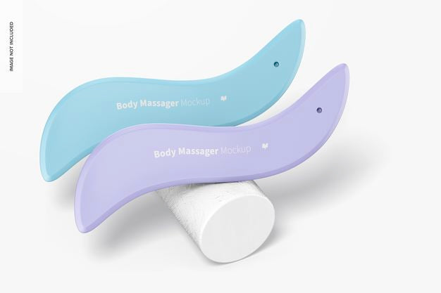 Free Body Massagers On A Surface Mockup Psd