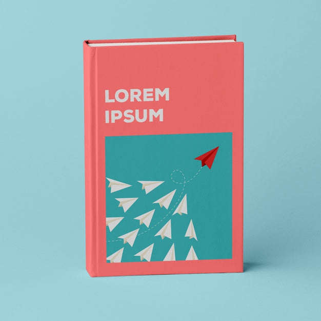 Free Book Cover Mock-Up Arrangement Psd