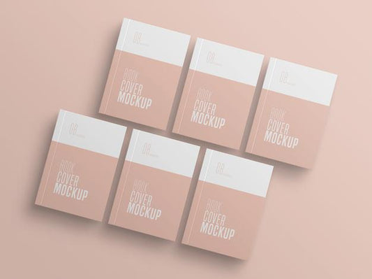 Free Book Cover Multiple Mockup Psd