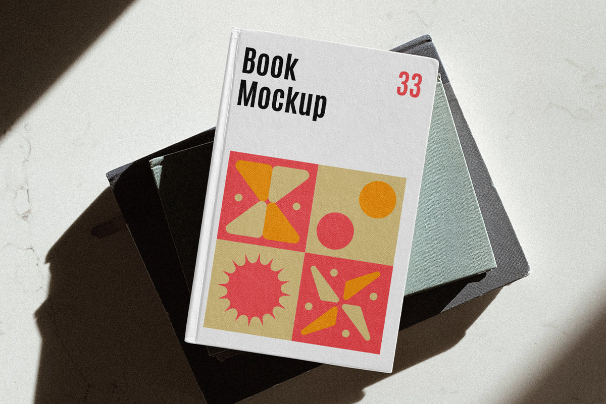 Free Book Hardcover Psd Mockup – CreativeBooster
