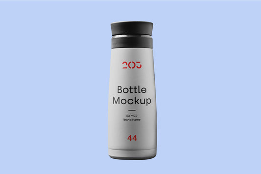 Free Bottle Of Plastic Mockup