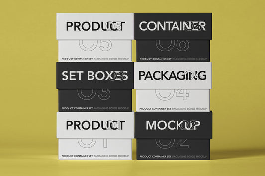Free Box Product Psd Packaging Mockup