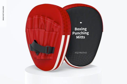 Free Boxing Punching Mitts Mockup Psd