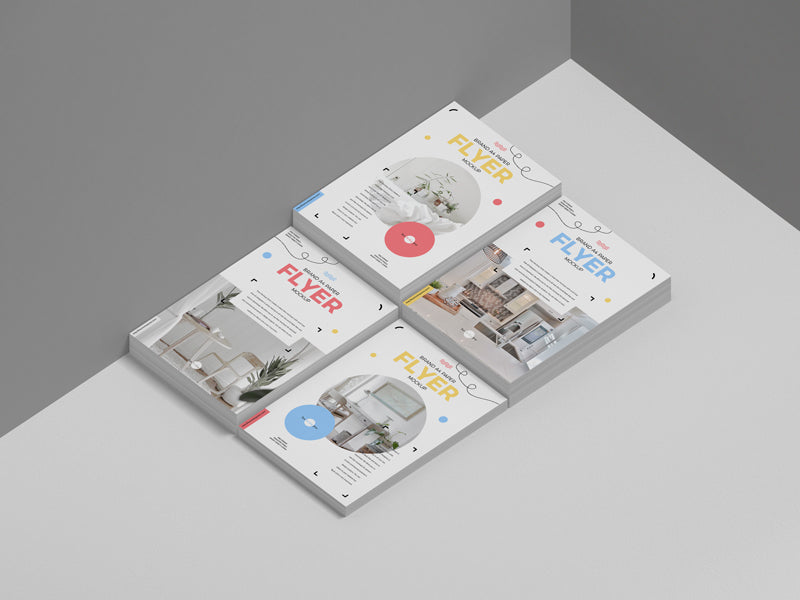 Free Brand A4 Paper Flyer Mockup