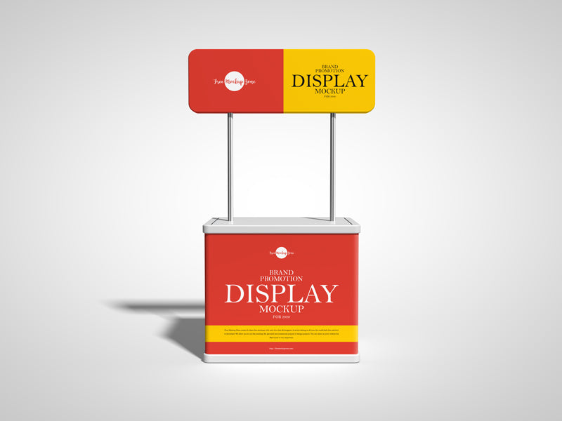 Free Brand Promotion Display Mockup For 2020 – CreativeBooster
