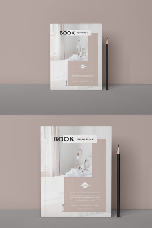 Free Branding Psd Book Mockup Design 2019