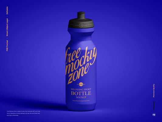 Free Branding Sport Bottle Mockup