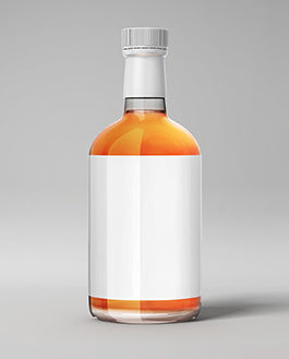 Free Brandy Whisky Cognac Bottle – Psd Mockup