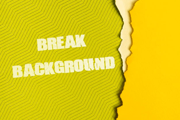 Free Break Background Message On Cardboard Psd