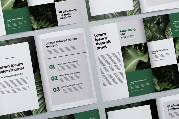 Free Brochure Concept Mock-Up Psd