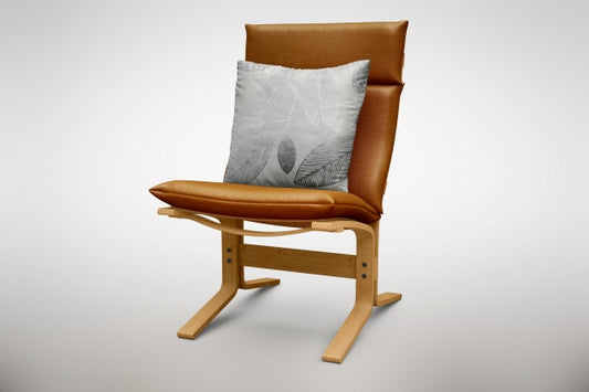 Free Brown Chair Mock Up Psd