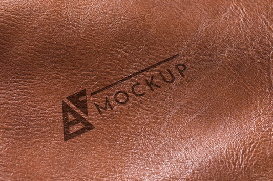 Free Brown Leather Surface Psd