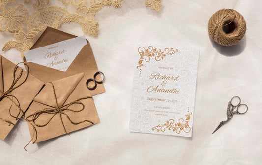 Free Brown Paper Envelopes With Invitation Psd