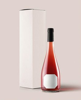 Free Burgundy Pink Bottle Mockups