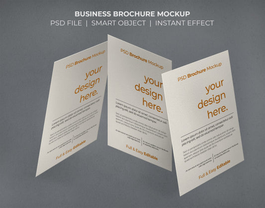 Free Business Brochure Mockup Psd
