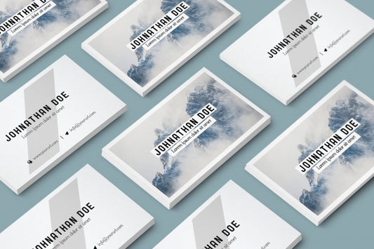 Free Business Card Collection Mock Up Psd