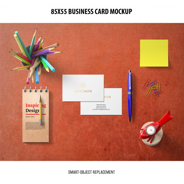 Free Business Card Mockup Psd