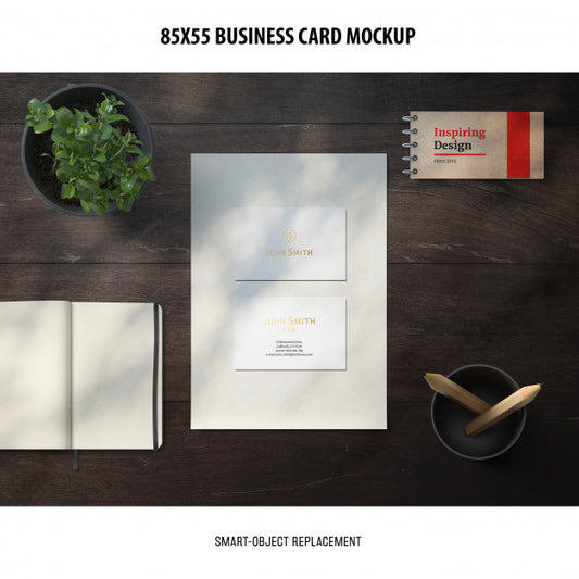 Free Business Card Mockup Psd