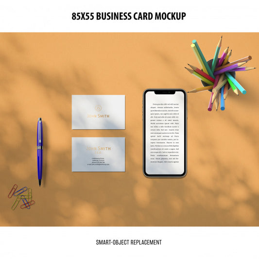 Free Business Card Mockup Psd